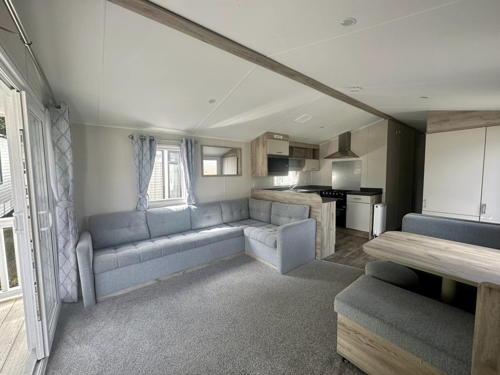 Willerby Linwood lounge area at Windy Harbour Holiday Park