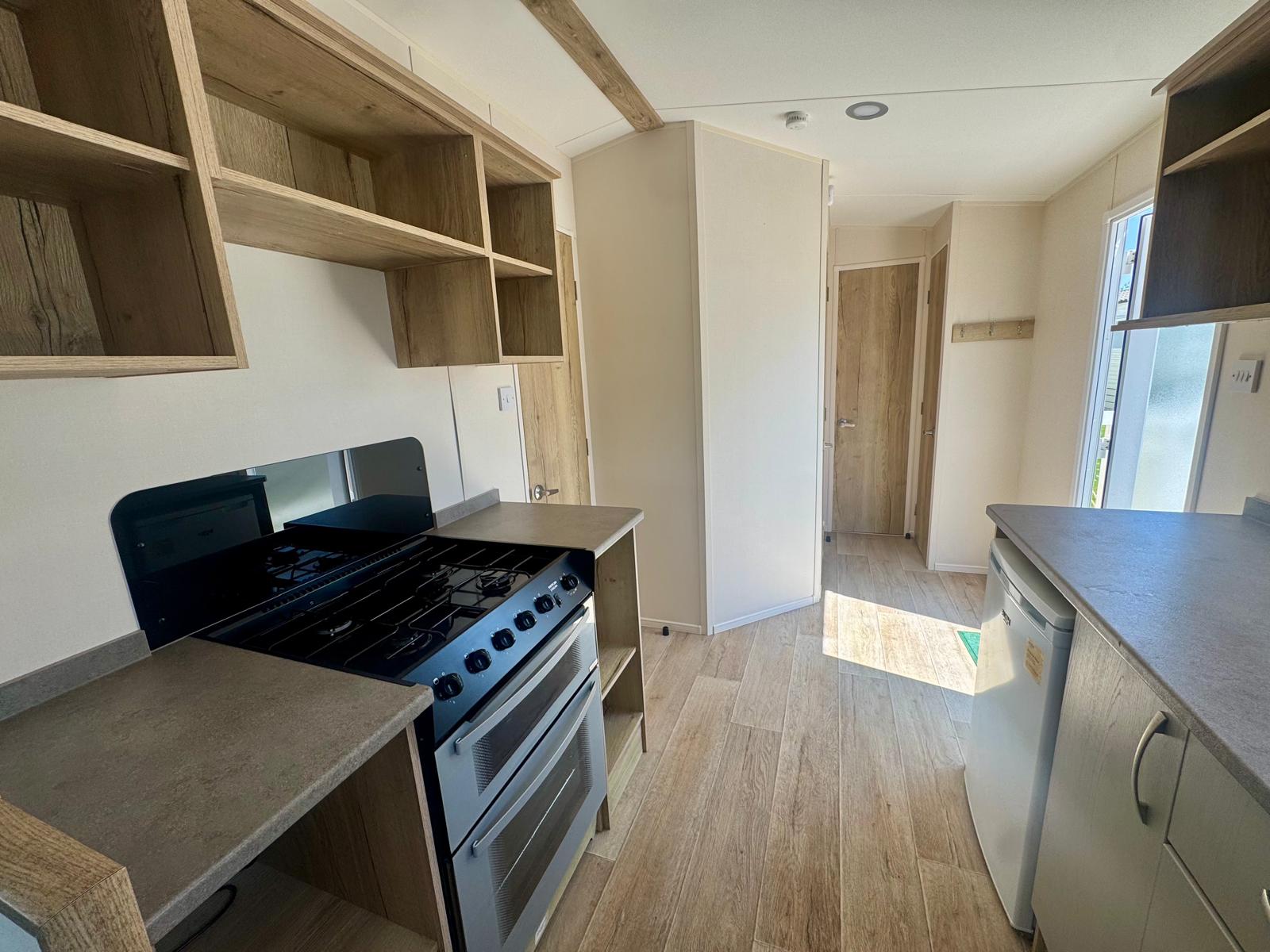 Gally kitchen in ABI Arizona 2021 at Windy Harbour Holiday Park