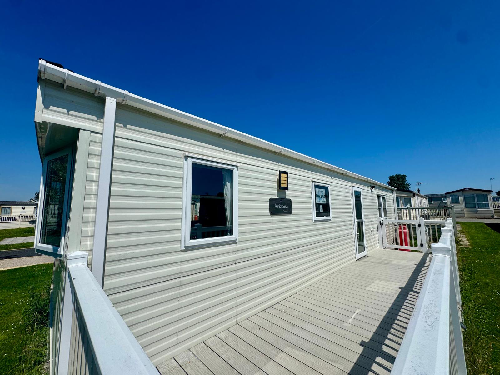 External shot and deckingin ABI Arizona 2021 at Windy Harbour Holiday Park
