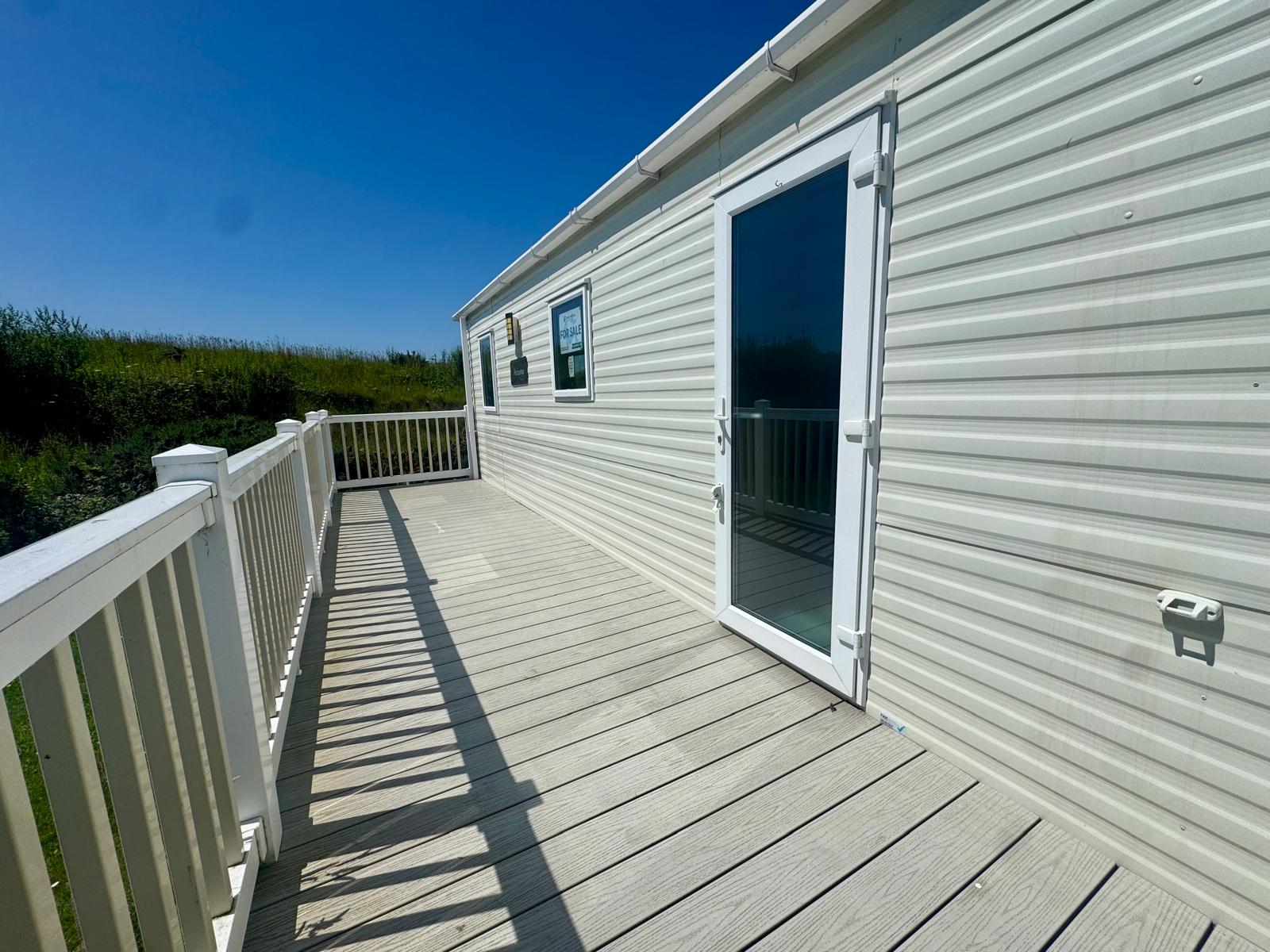 External shot and deckingin ABI Arizona 2021 at Windy Harbour Holiday Park