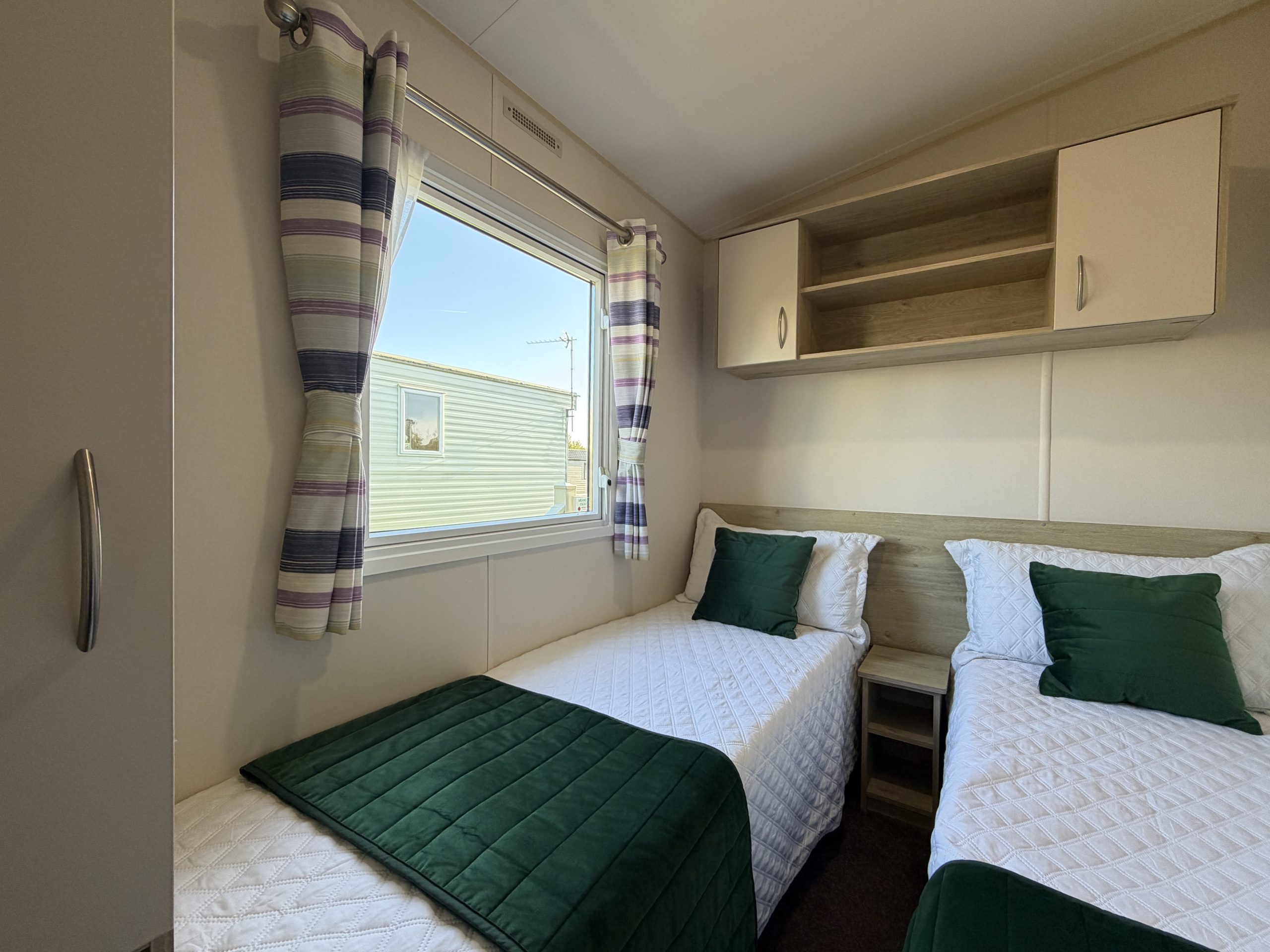 Image of the second twin room in the ABI Bowland 2018 at Newton Hall Holiday Park, Partington's