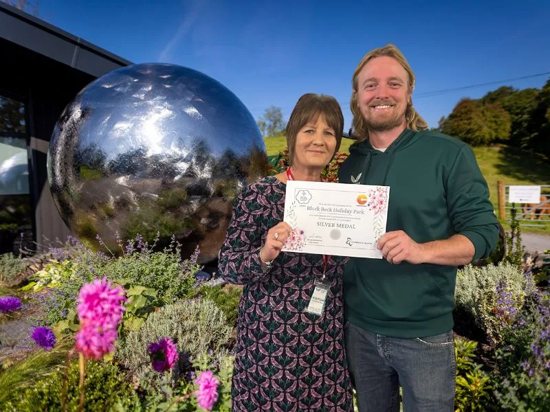 Black Beck Holiday Park Wins Silver in the Cumbria in Bloom Tourism Awards!