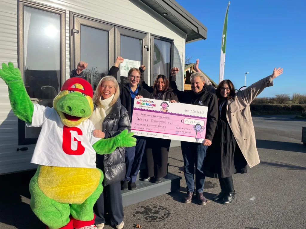 Partington’s brought the sunshine this November and raised £20k for Brian House!