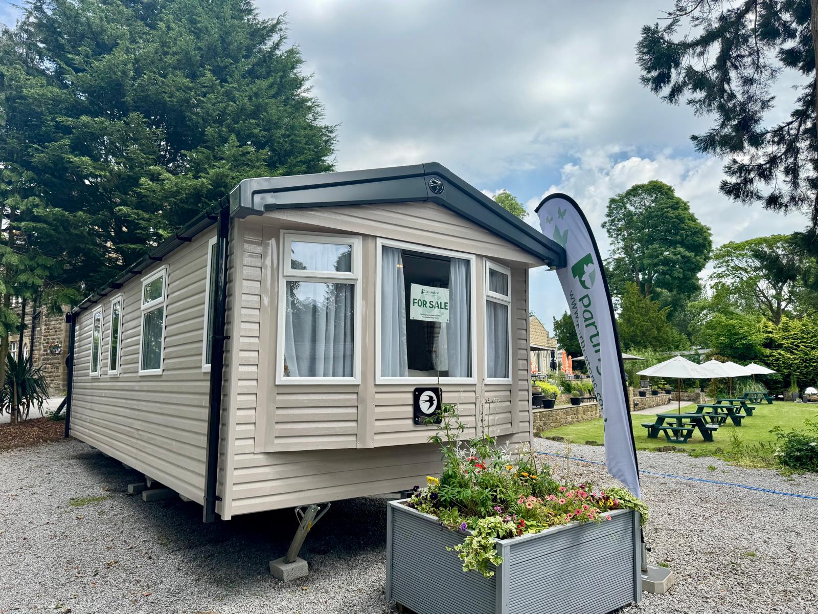 External photo of Swift Loire at Tarn House Holiday Park