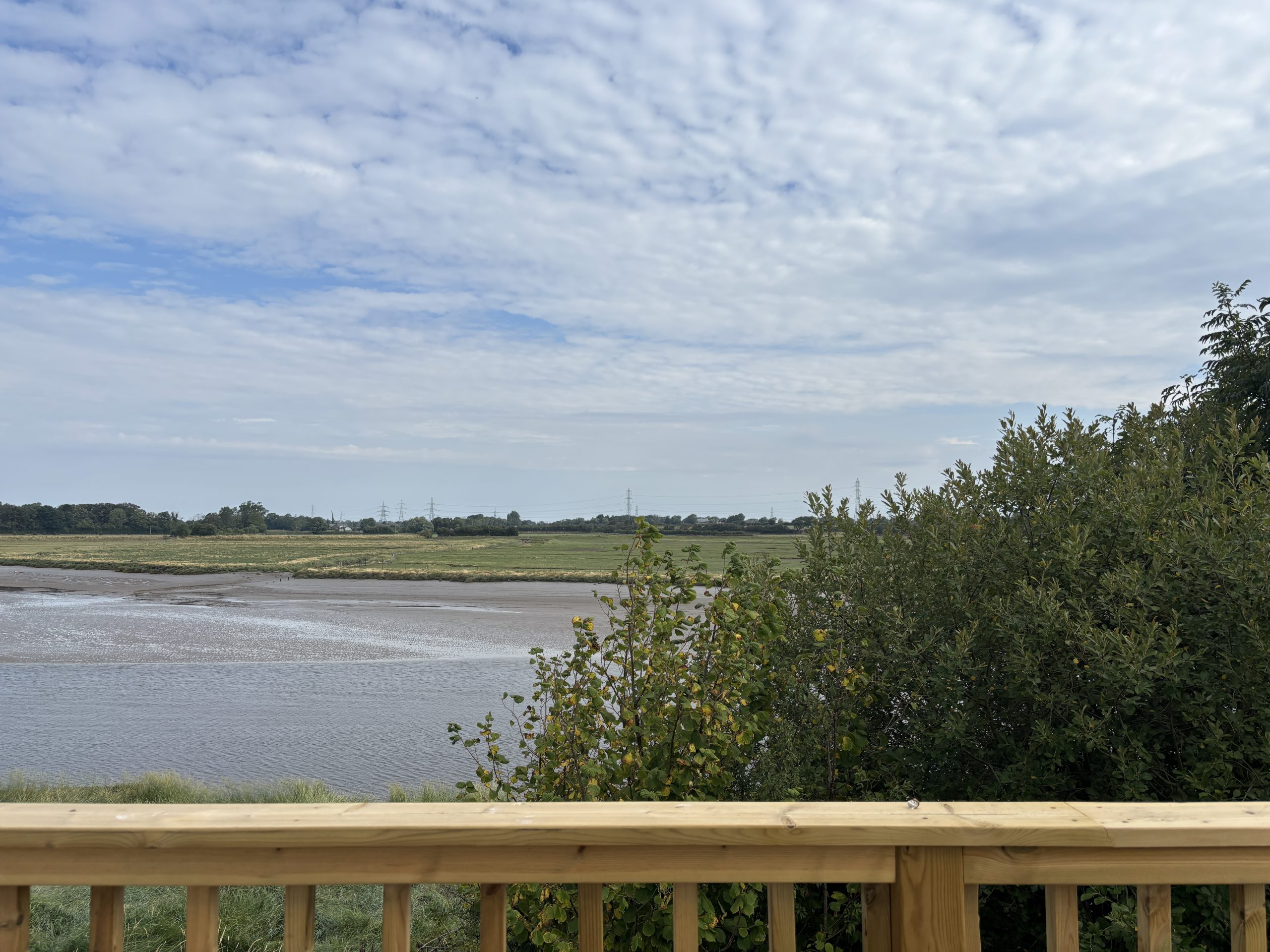 Image of the view from the decking in the Willerby Ashcroft 2026 at Windy Harbour Holiday Park, Partington's