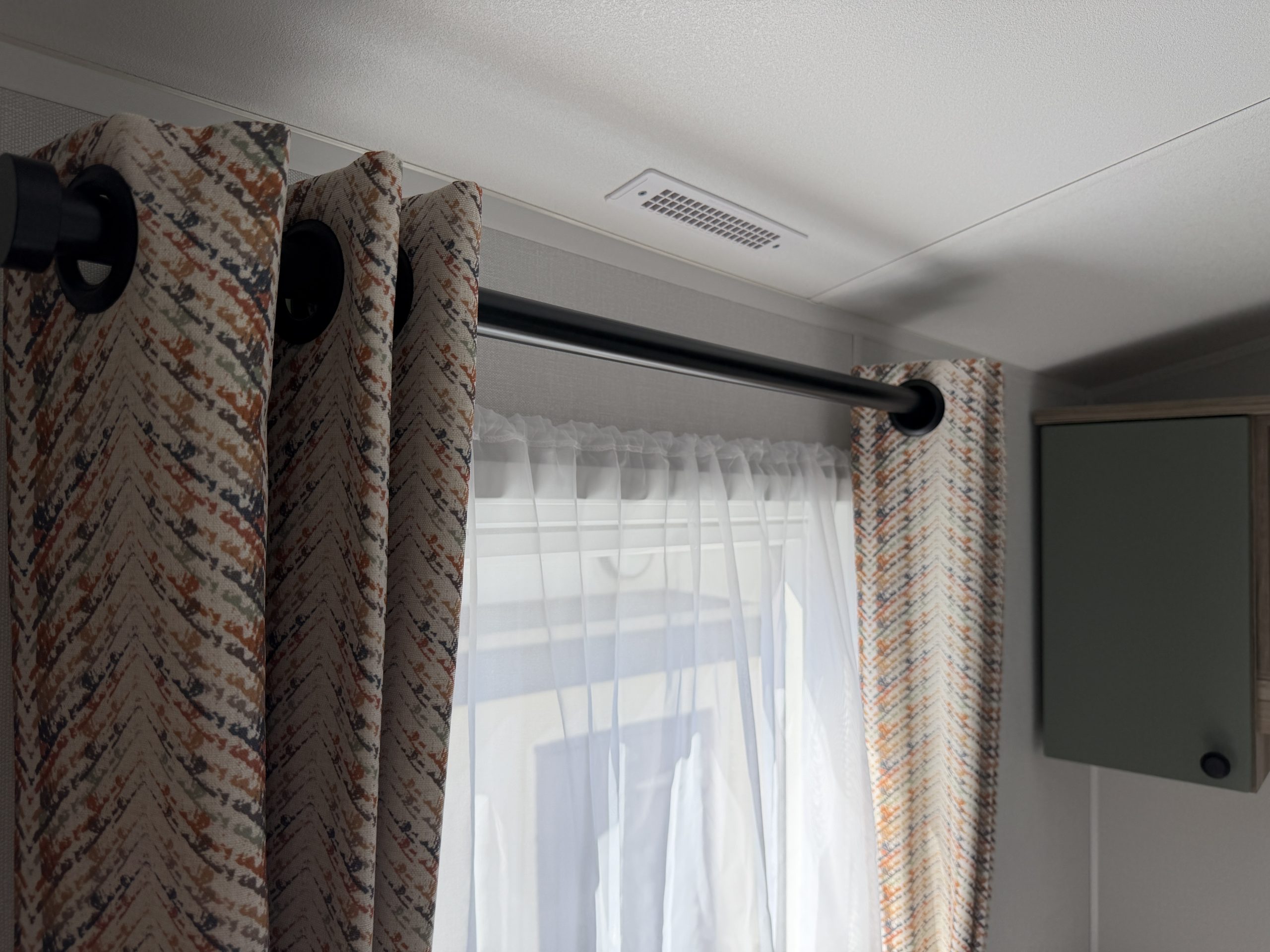Picture of the window in the twin room of the Willerby Buxton 2026