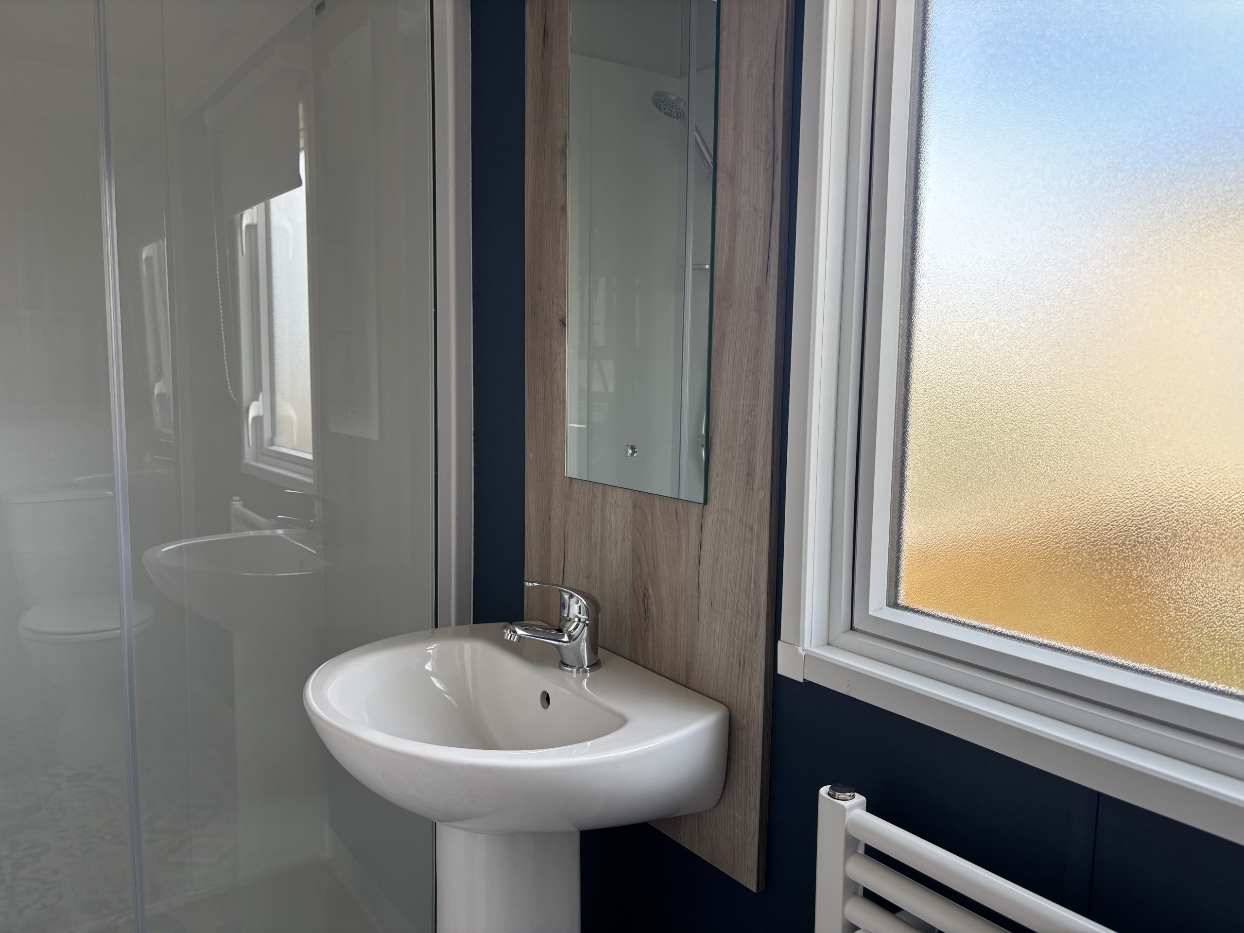 Image of the main bathroom in the Willerby Ashcroft 2026 at Windy Harbour Holiday Park, Partington's