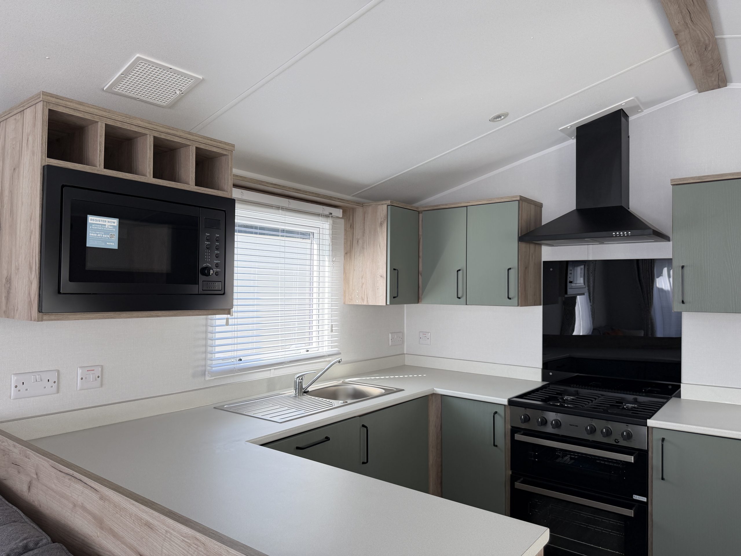 An image showing the kitchen in Willerby Buxton 2026 from a different angle.