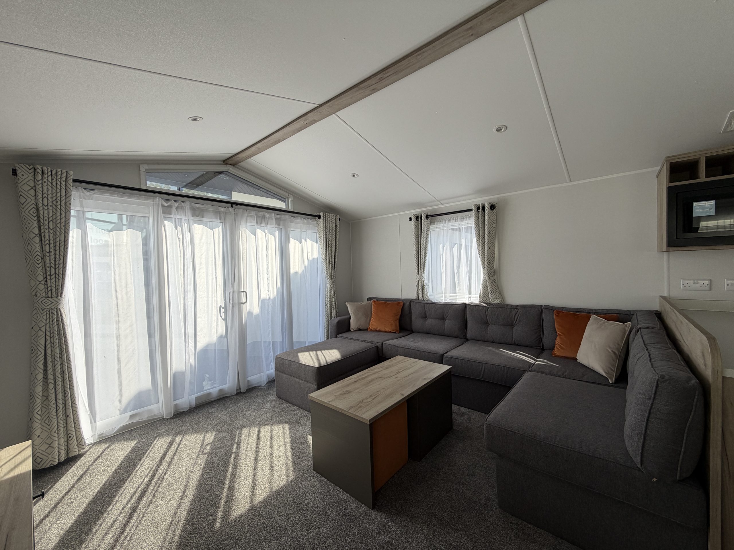 Image of Willerby Buxton 2026 large patio doors. The perfect picture frame to the world.
