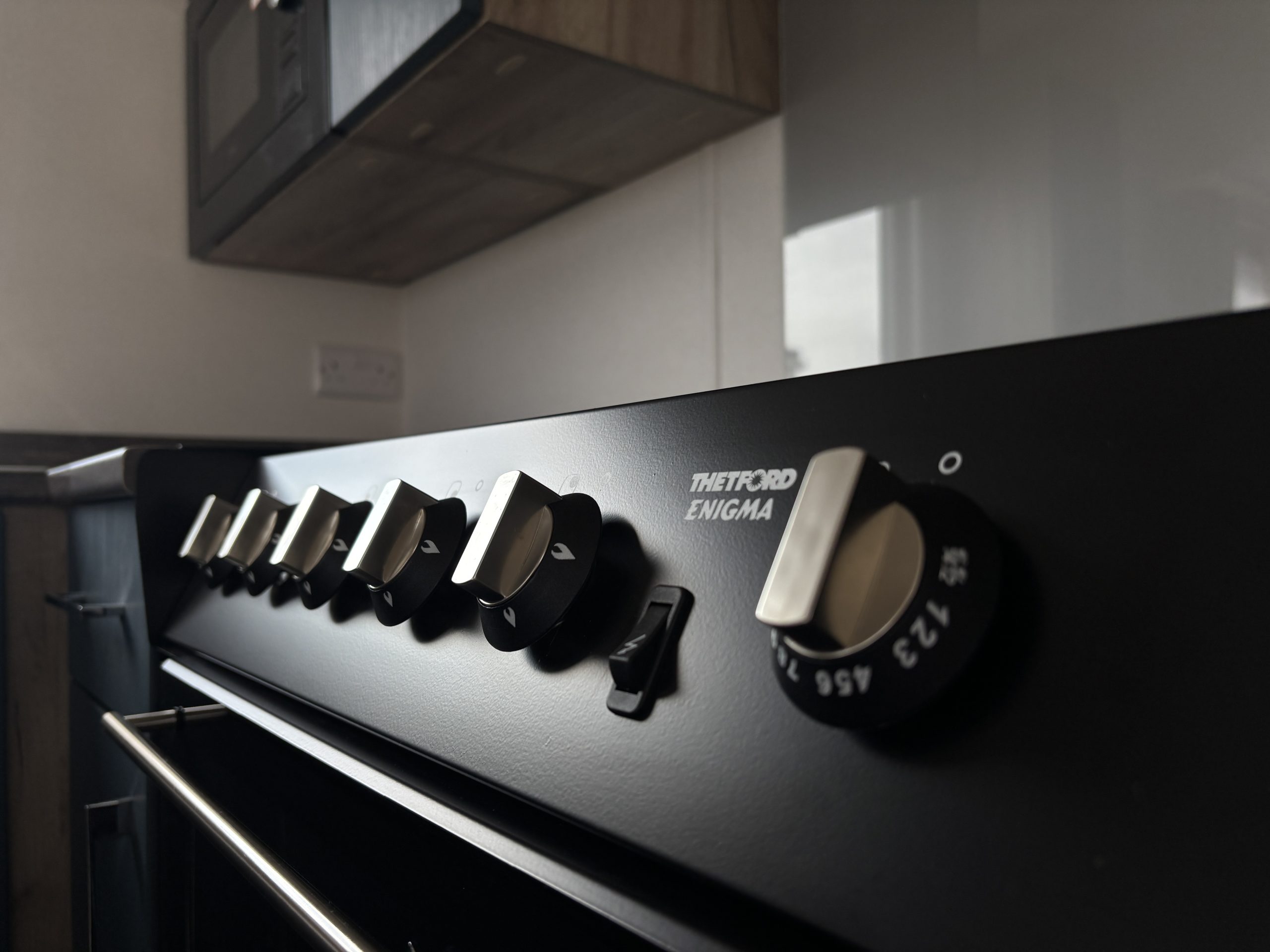 Detail image of the kitchen in the Willerby Ashcroft 2026 at Windy Harbour Holiday Park, Partington's