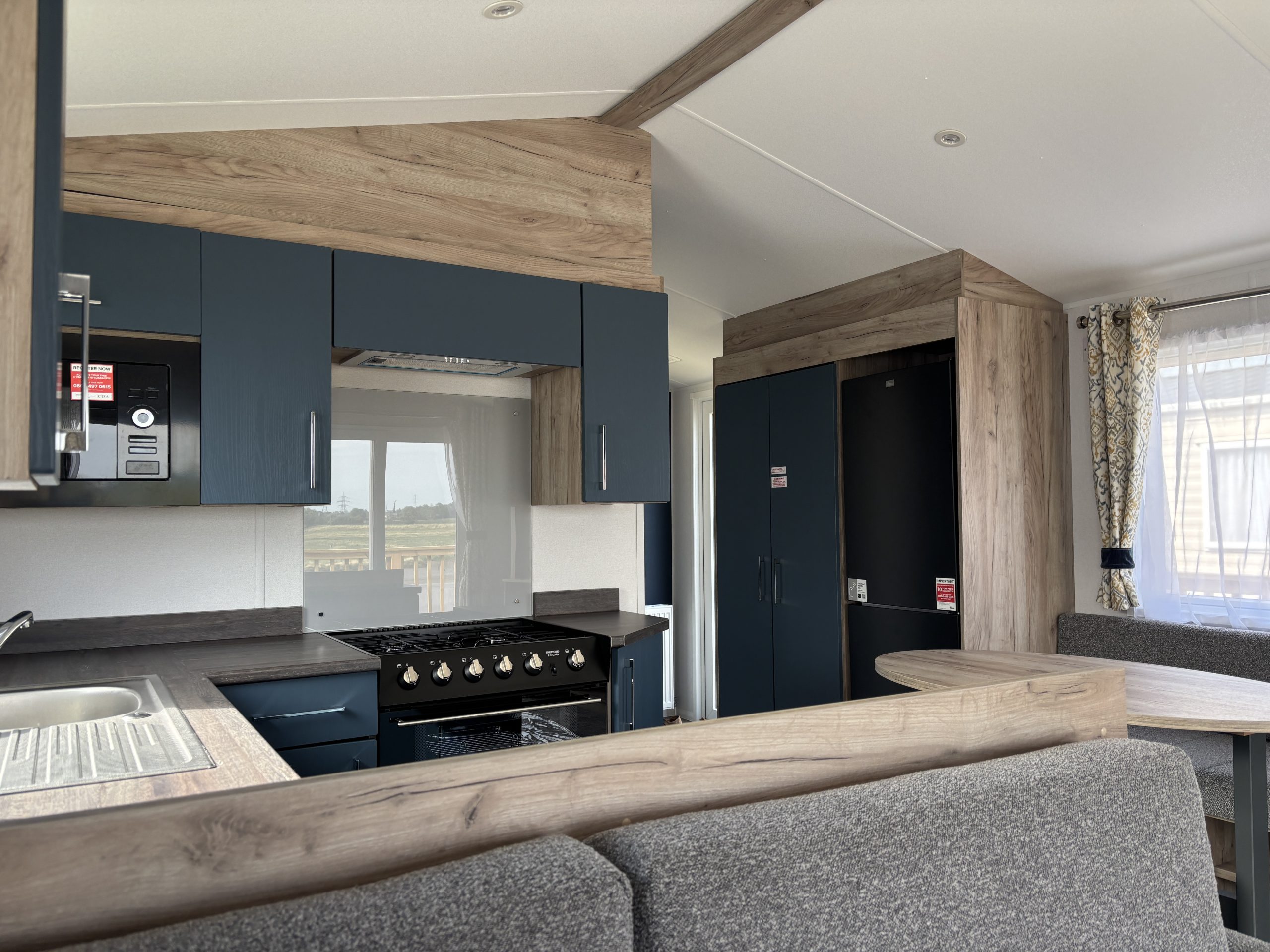 Image of the kitchen in the Willerby Ashcroft 2026 at Windy Harbour Holiday Park, Partington's
