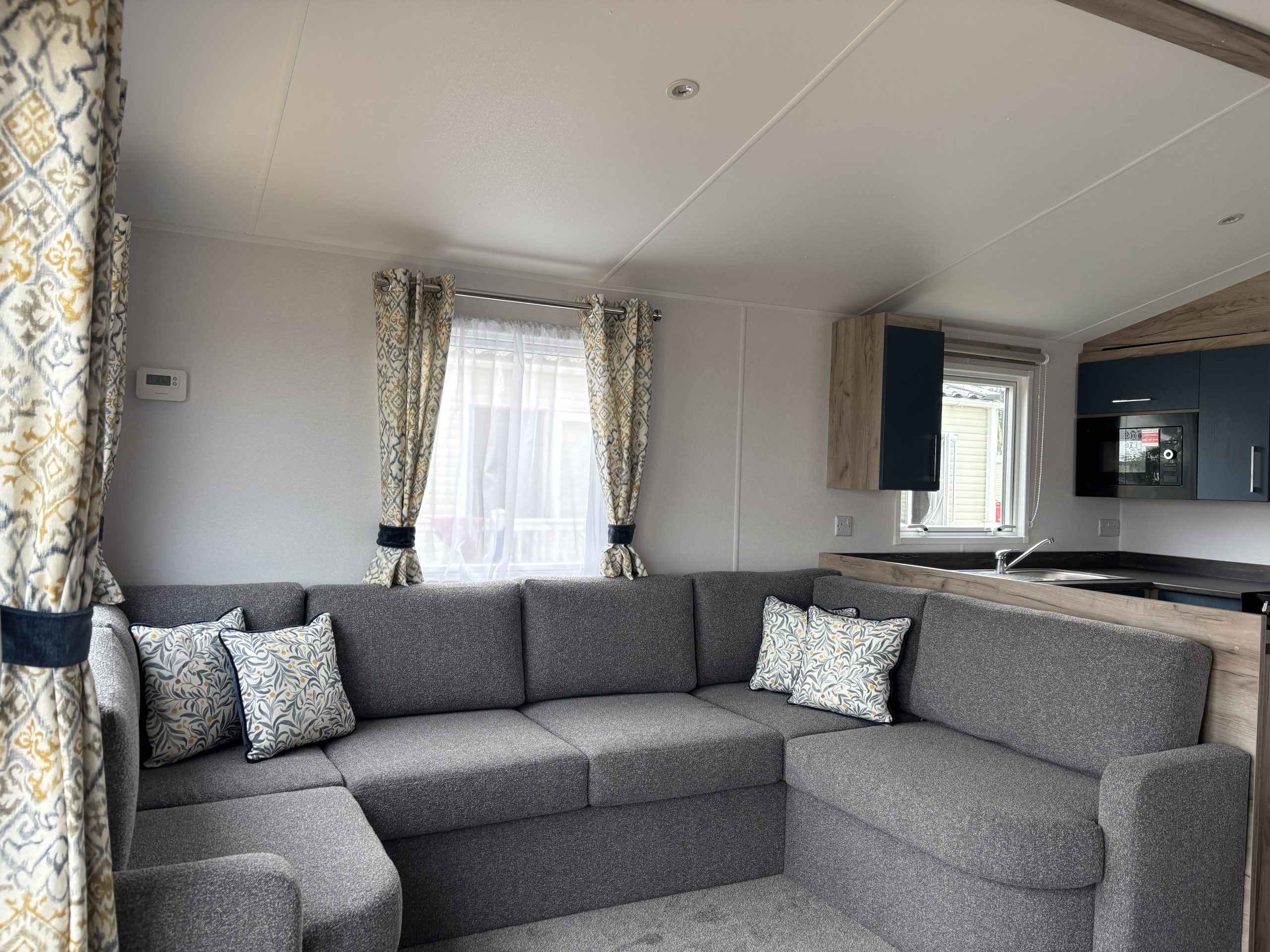 Image of the living area in the Willerby Ashcroft 2026 at Windy Harbour Holiday Park, Partington's