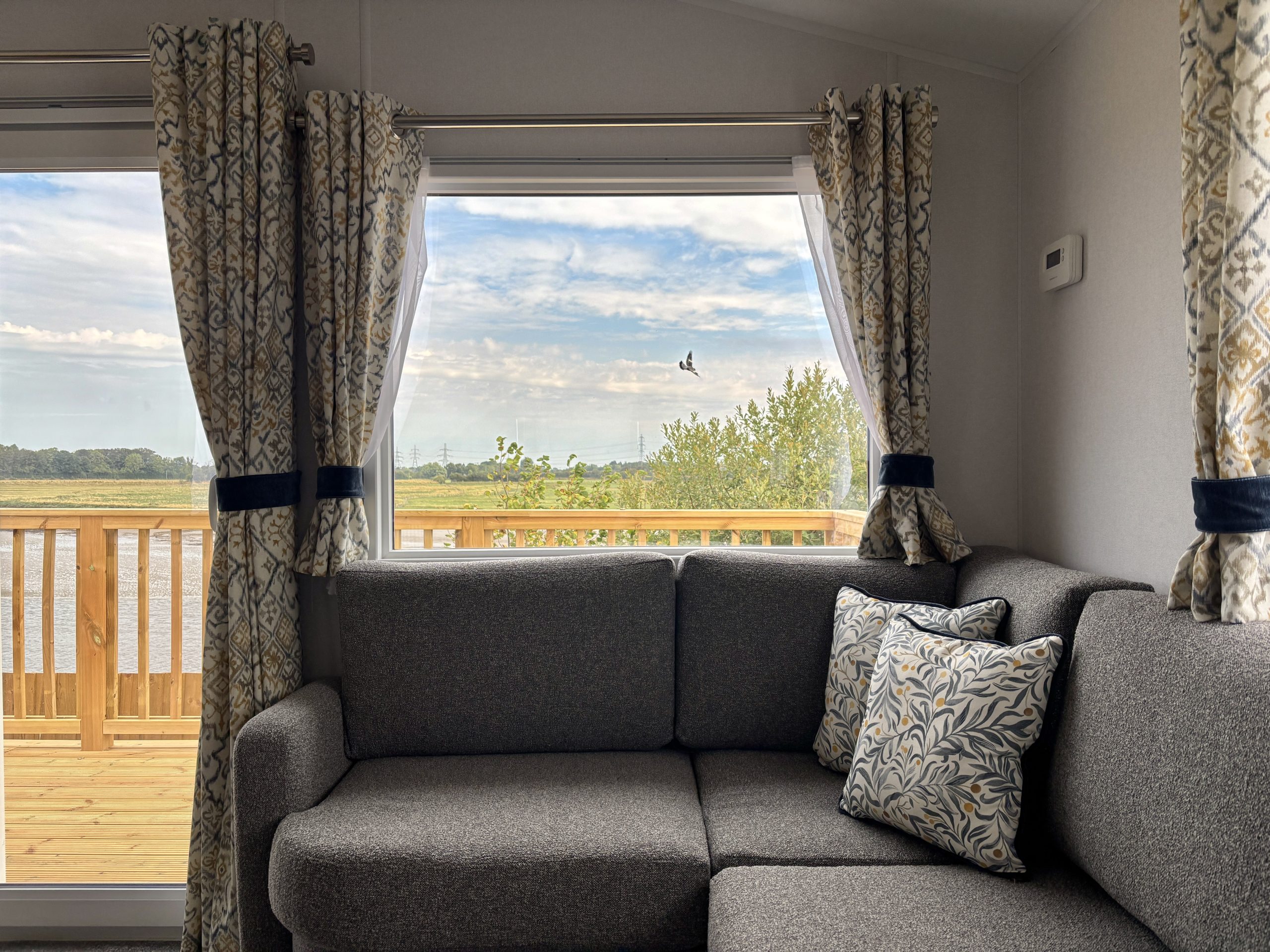 Image of the living area in the Willerby Ashcroft 2026 at Windy Harbour Holiday Park, Partington's