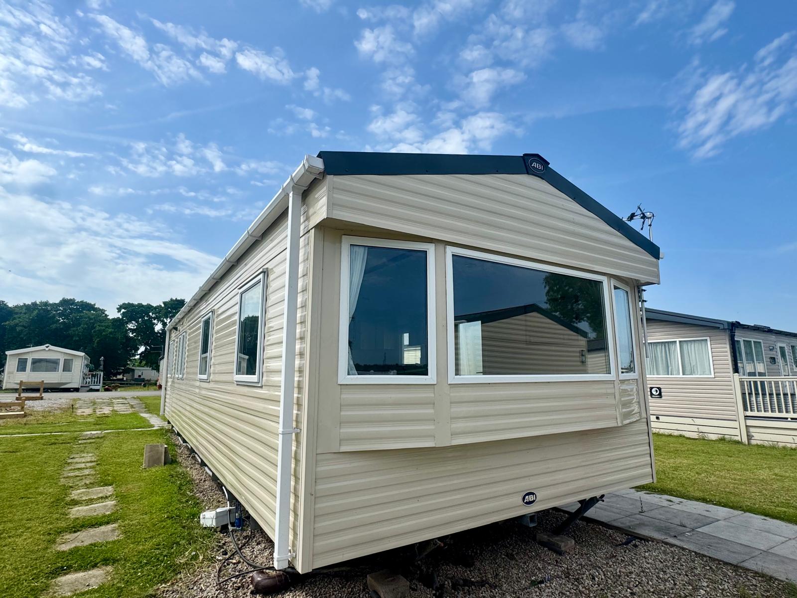 External shot in the ABI Bowland 2018 caravan at Windy Harbour Holiday Park