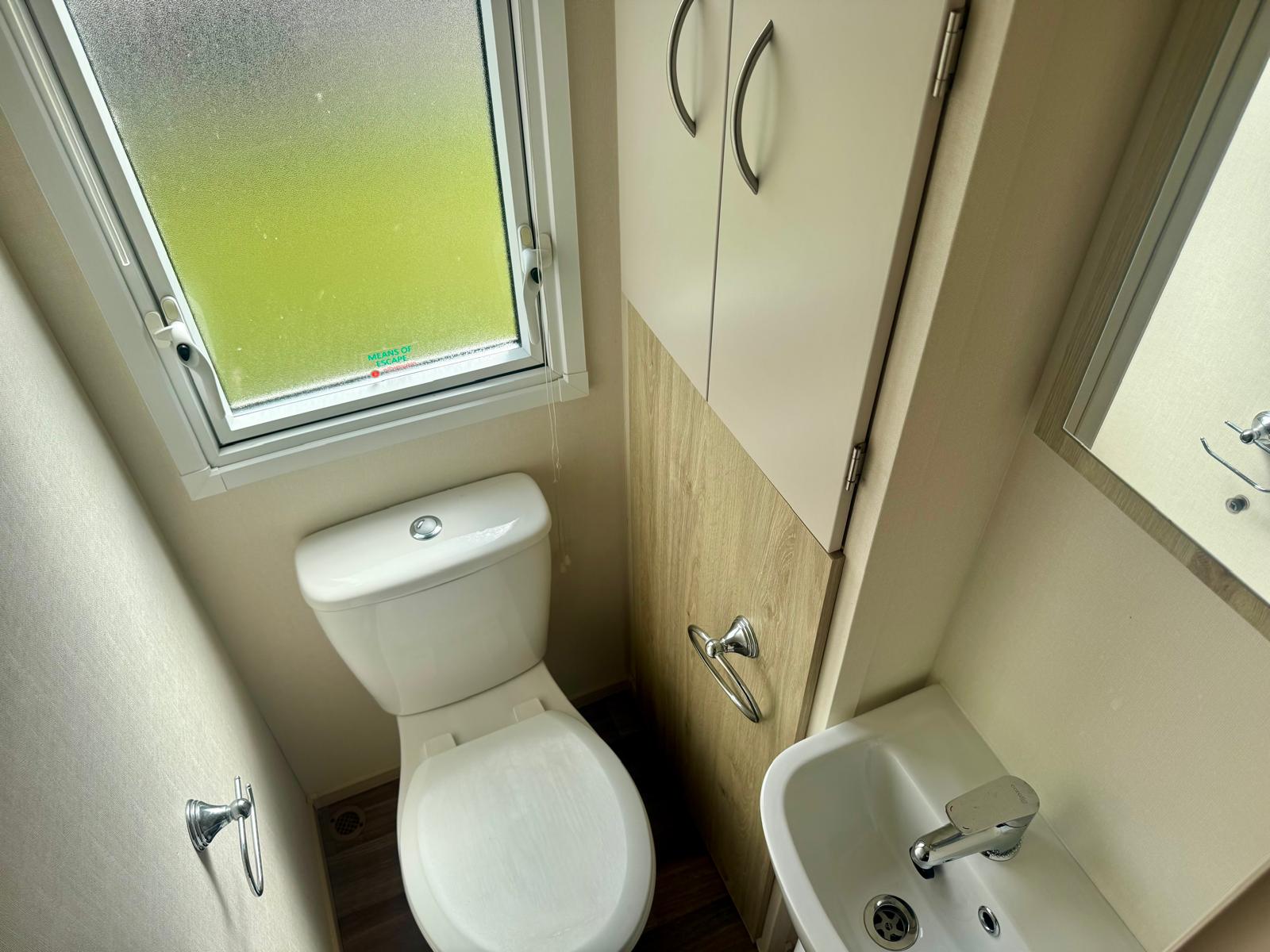 WC in the ABI Bowland 2018 caravan at Windy Harbour Holiday Park