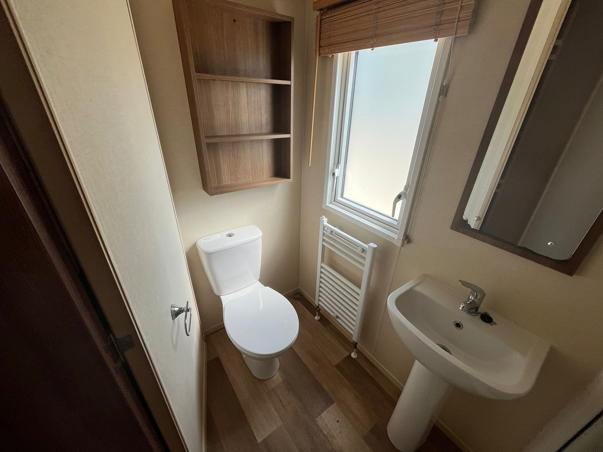 Bathroom in the Willerby Ashcroft 2015 caravan at Windy Harbour Holiday Park