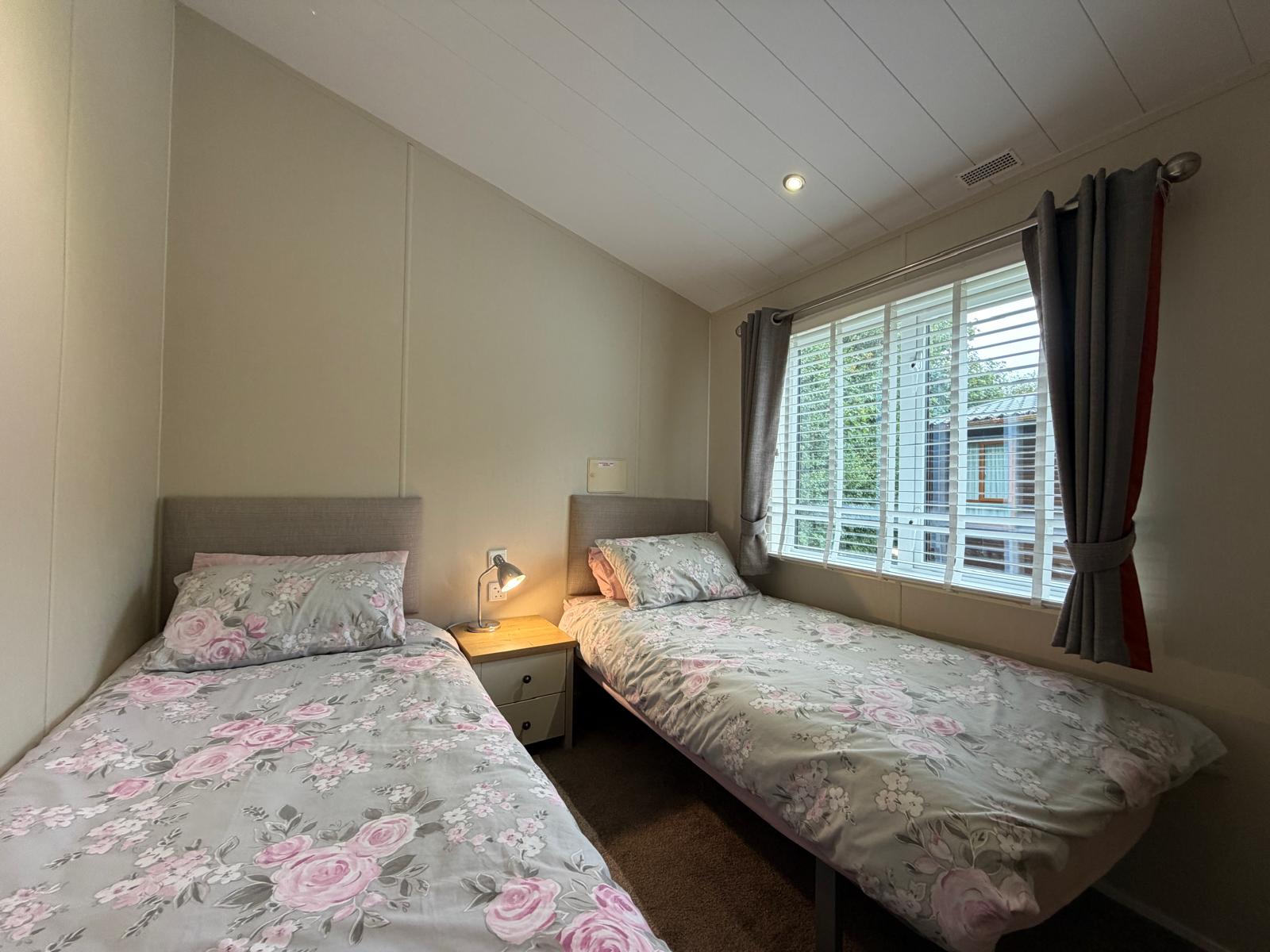 Image of the first twin room in the Willerby Portland 2017 at Windy Harbour, a Partington's Holiday Park