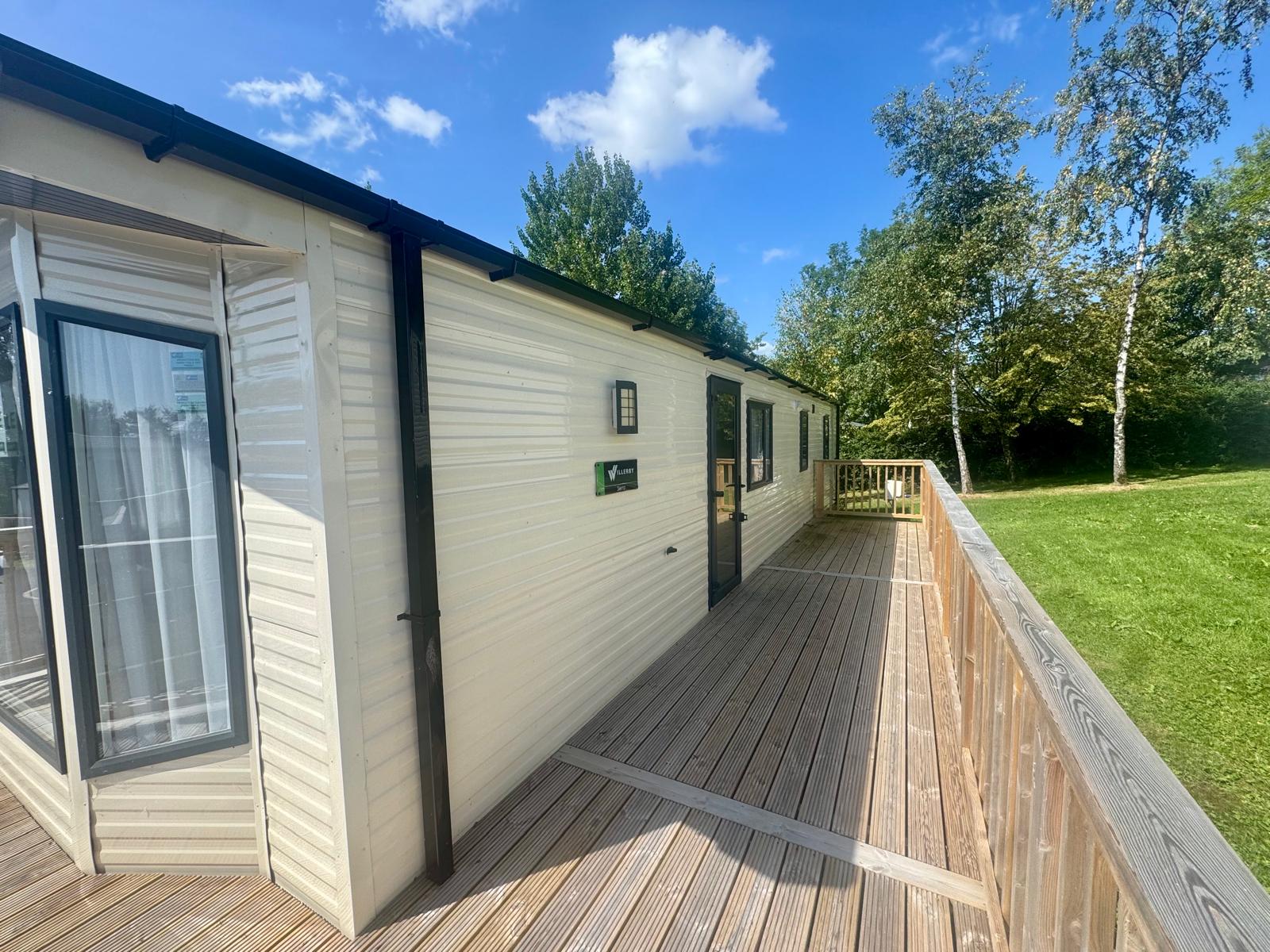 External shot of the Willerby Sierra 2023 caravan at Tarn House Holiday Park