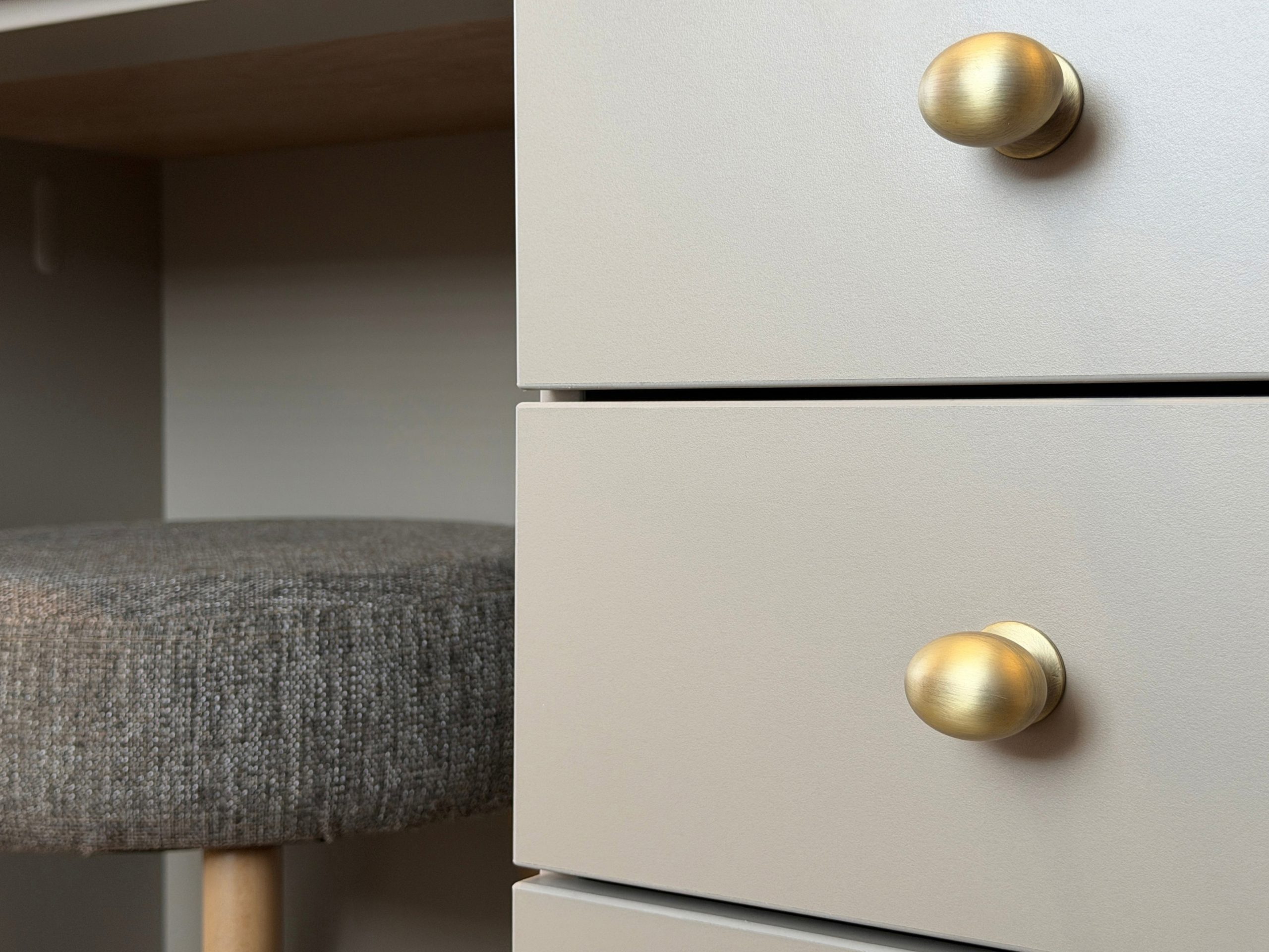 Detail image of the Master bedroom's vanity area in the Swift Vendee Lodge 2026 at Broadwater Holiday Park, Partington's