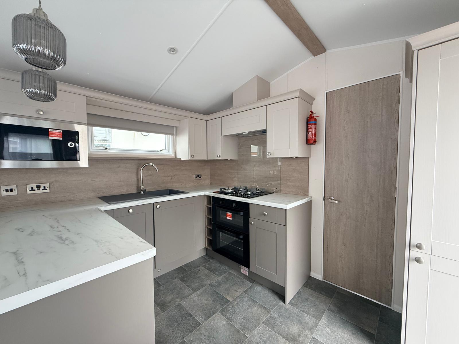 An Image of the kitchen area within the brand new Willerby Salisbury 2027