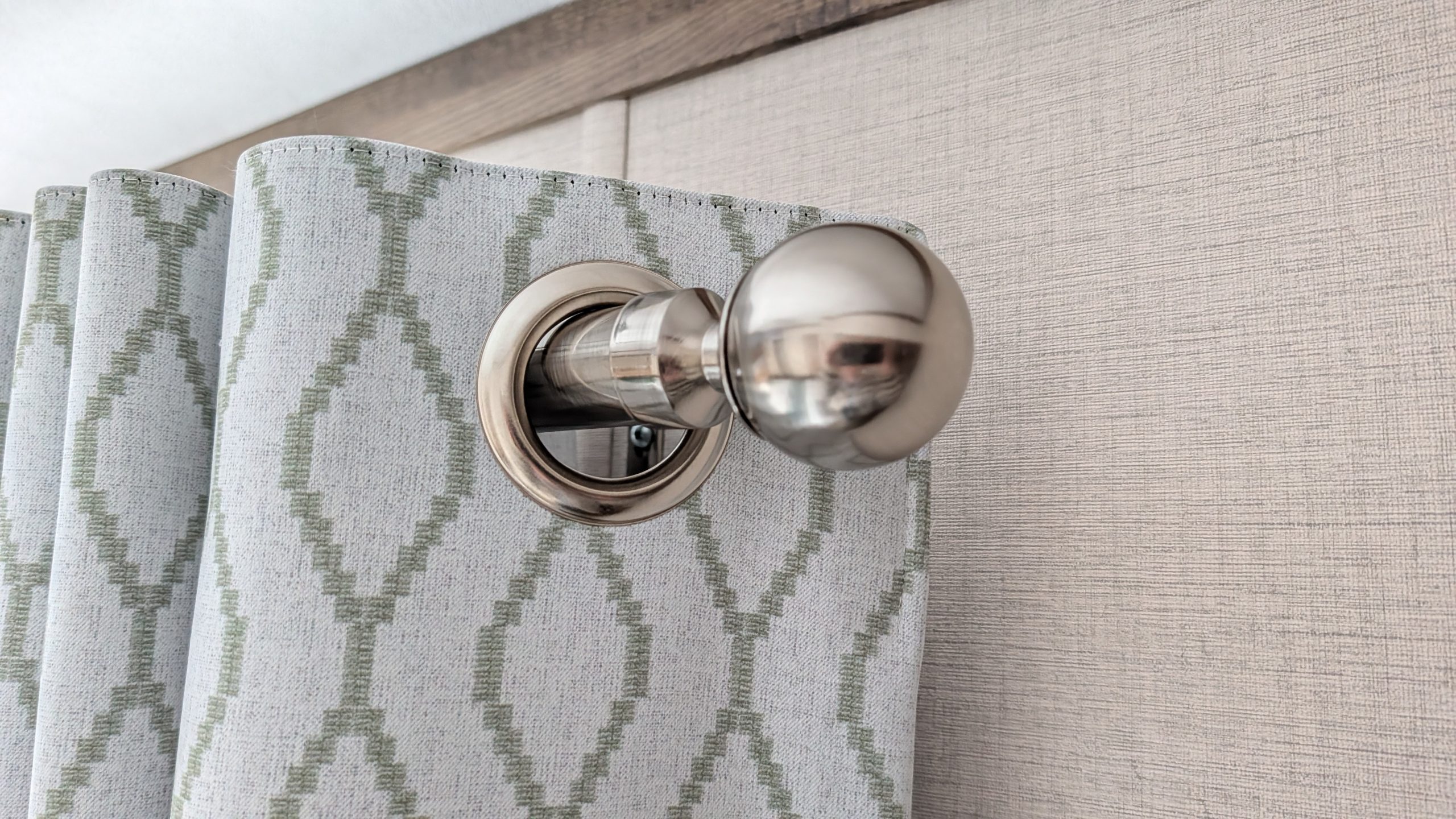 Geometric curtain in a Pemberton Elite 2026 at Tarn House