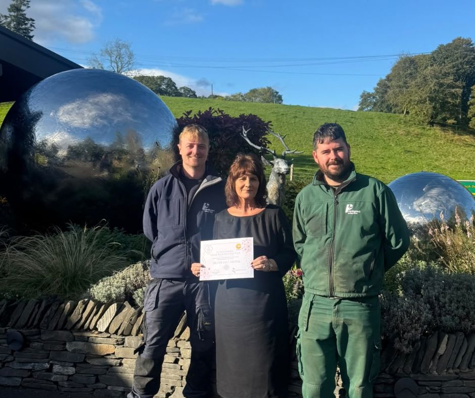 Black Beck Holiday Park Wins Silver Gilt in the Cumbria in Bloom Tourism Awards!